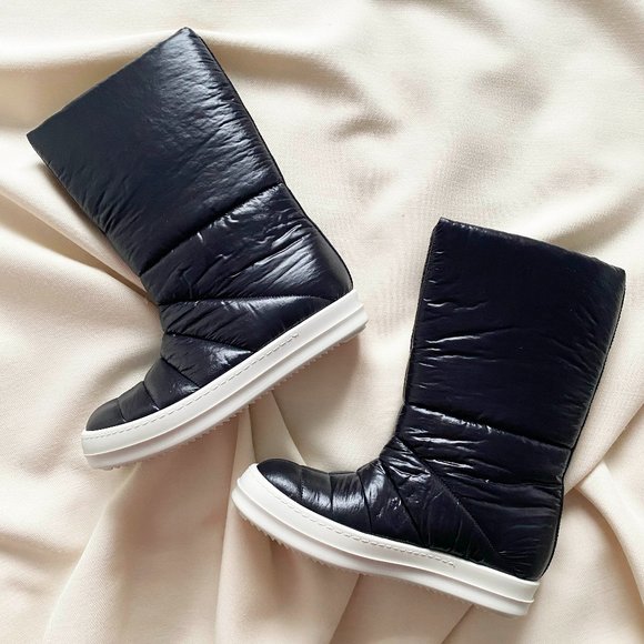 Rick Owens Shoes - Rick Owens DRKSHDW Puffy Boots in Black, size 37